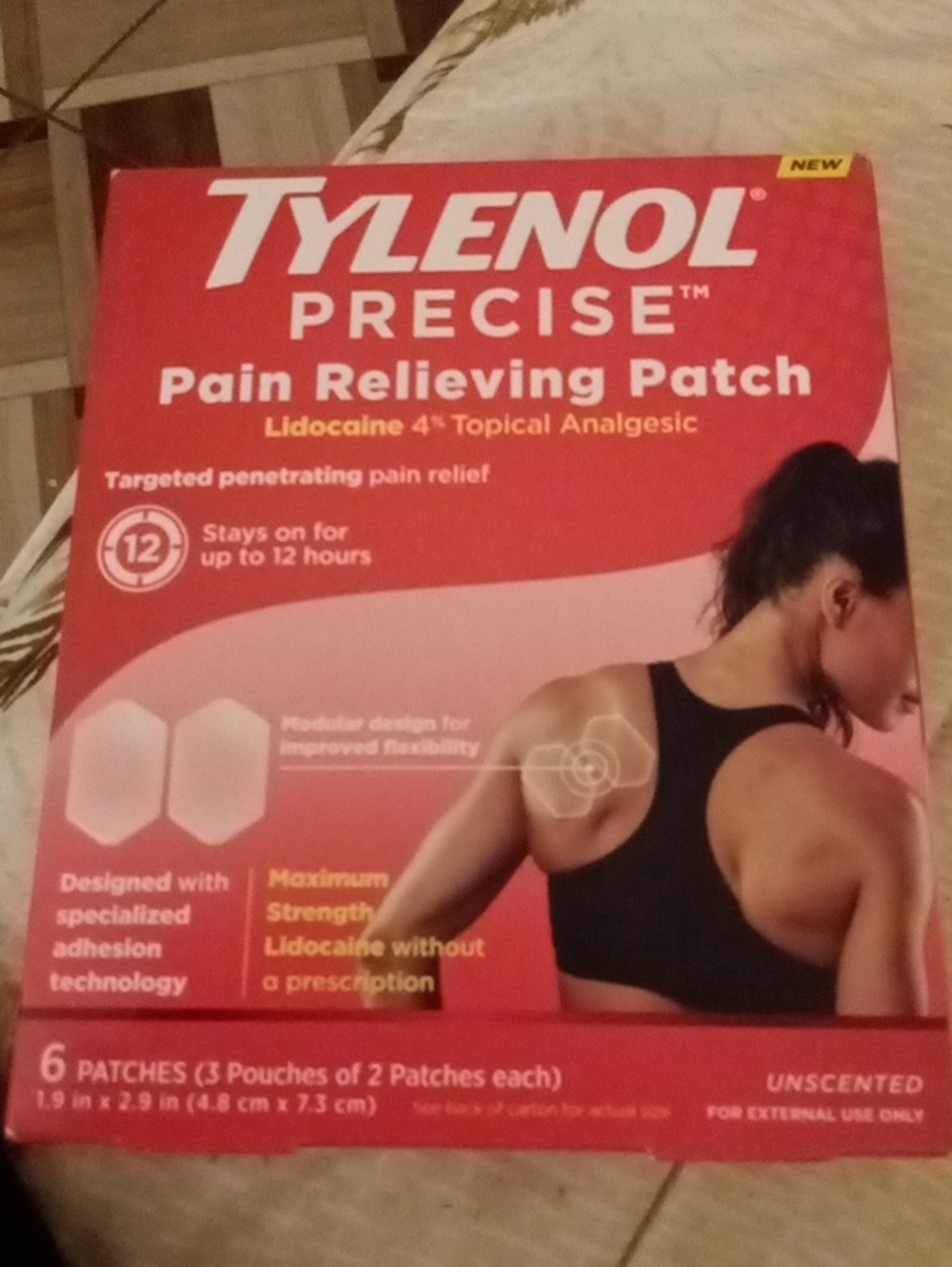 Tylenol Precise Pain Relieving Patch - Red